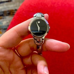 Movado Silver Watch
